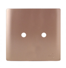 Placa Furo Duplo 4x4 - Novara Ouro Rose